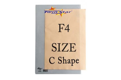 Twin Star F4 Size Transparent Document Holder